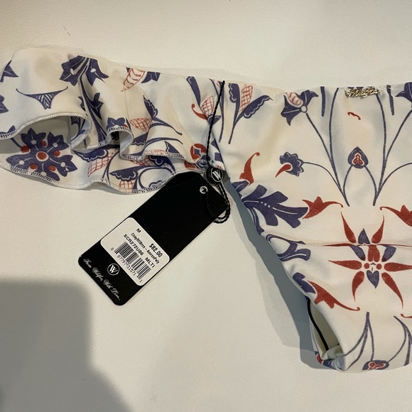 FINAL PRICE NWT Wildfox Cheeky Brazilian American Paisley Bottoms Medium - Picture 6 of 7